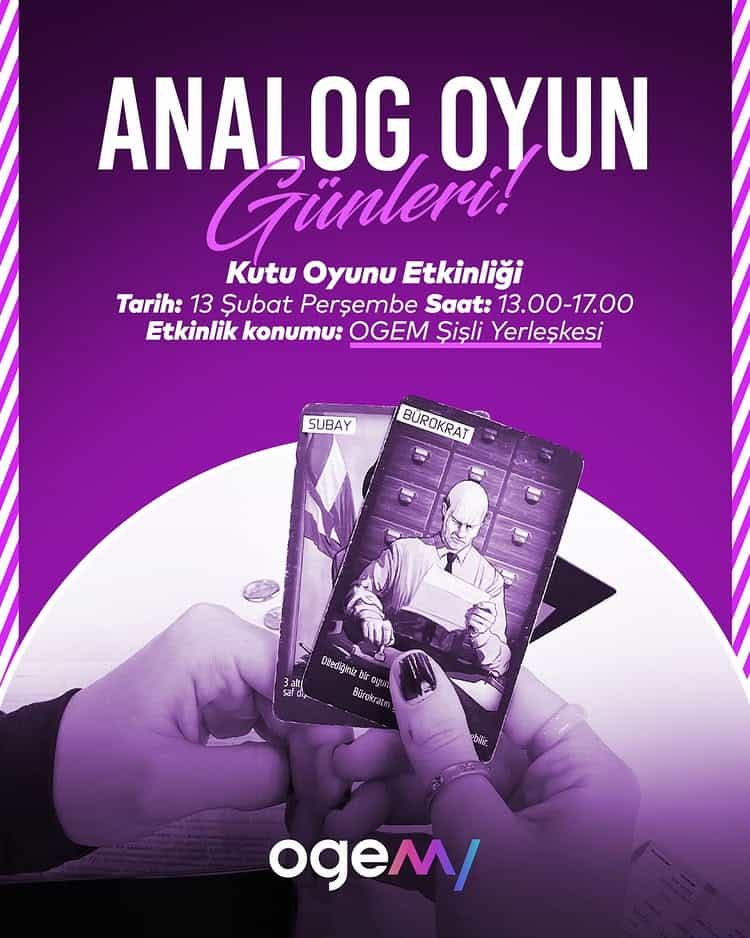 Analog Oyun Akşamları Galeri 1
