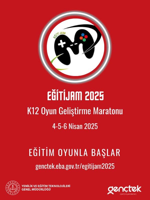 EğitiJAM 2025 K12 Oyun Geliştirme Maratonu Thumbnail